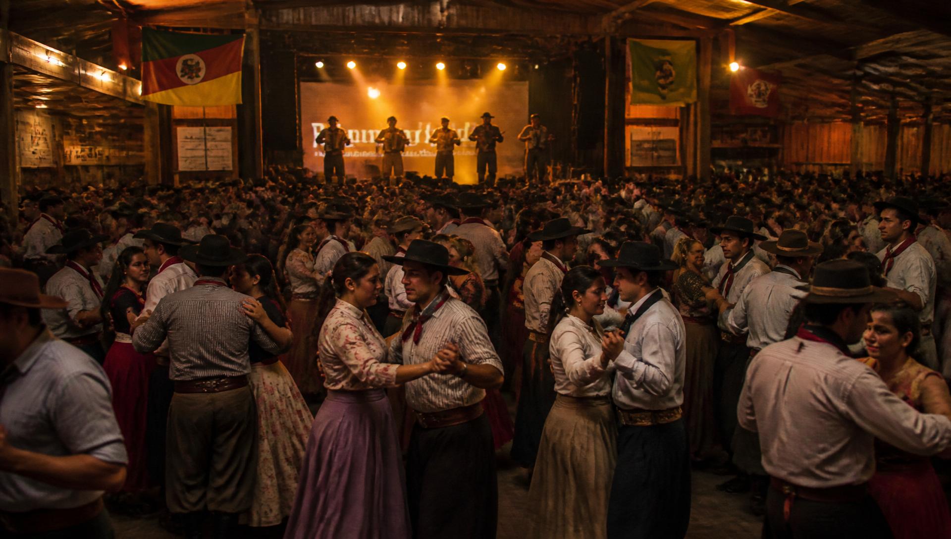 Público dançando em um baile produzido pela TX Eventos